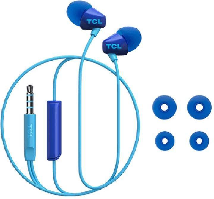 Produktbild TCL SOCL100BL Kopfhörer & Headset im Ohr Bluetooth Blau (Kabelgebunden)