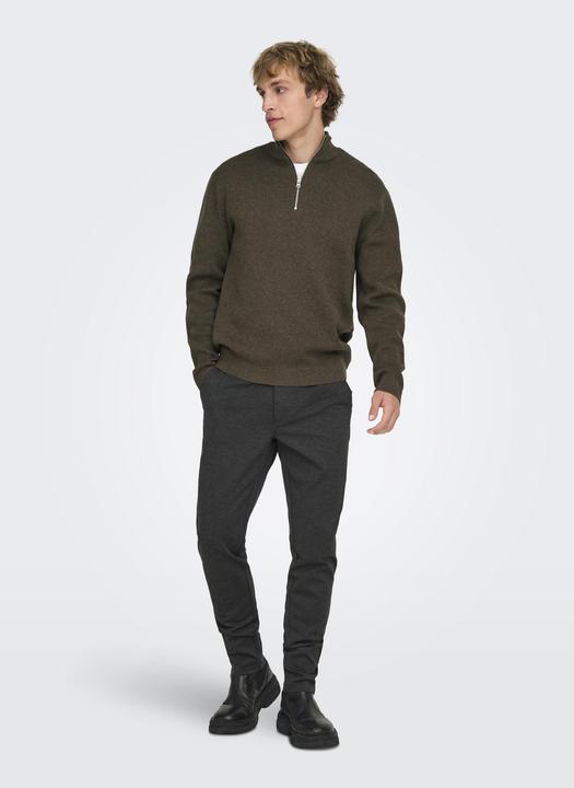 Produktbild Only & Sons Onsting Life Reg Half Zip Knit Noos (M)