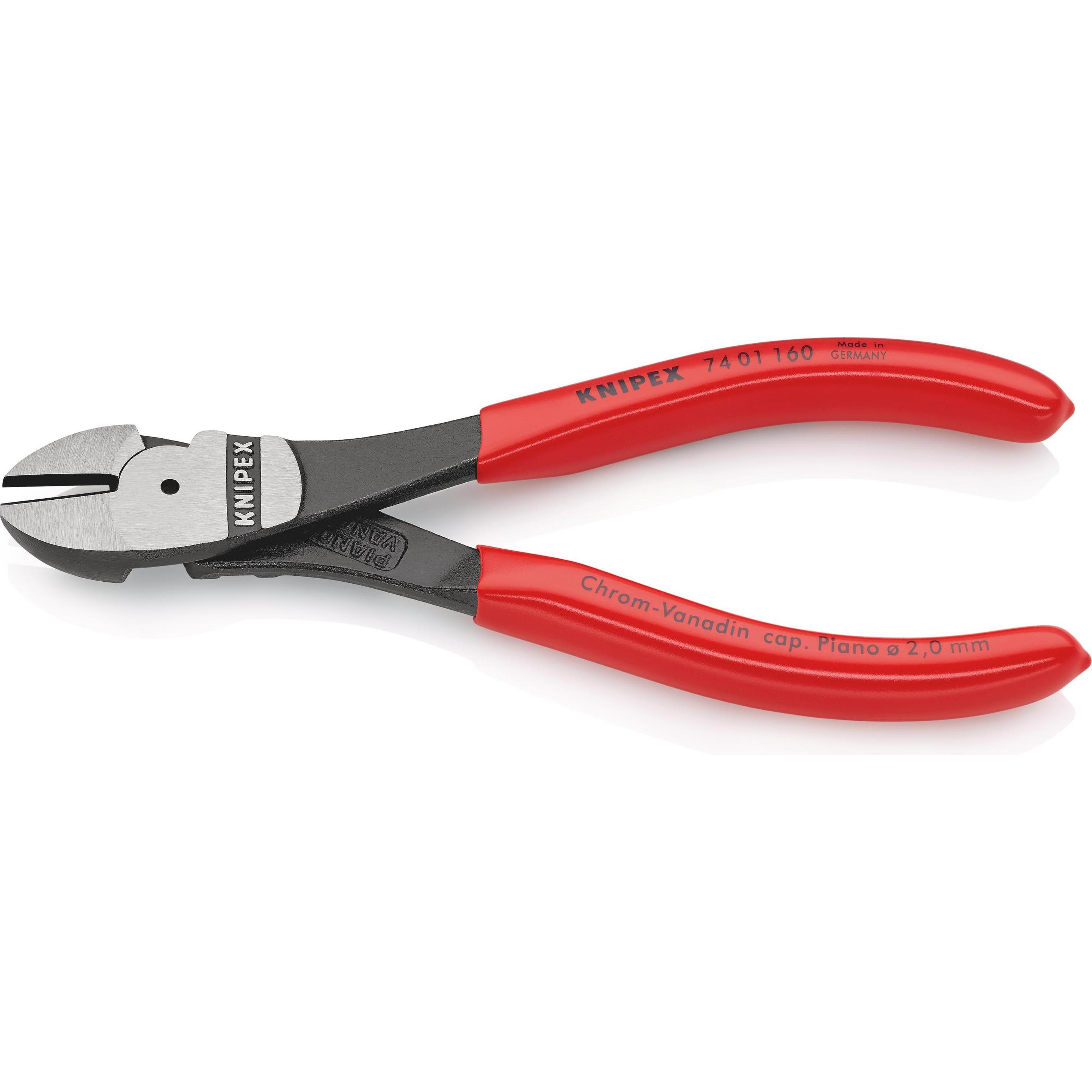Knipex, Bolzenschneider + Seitenschneider, Kraft-Seitenschneider (160 mm)