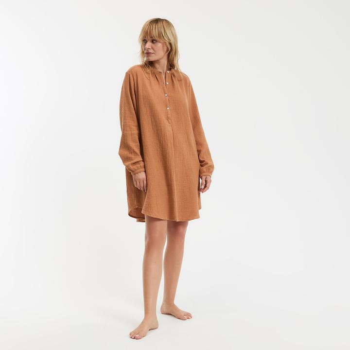 Produktbild La Redoute Collections Nachthemd aus Baumwoll-Musselin (L)