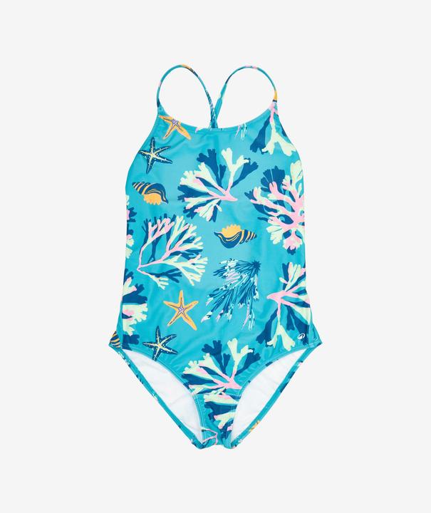 Produktbild Nabaiji Girls’ swimming 1-piece swimsuit - 100 Lila ataa pupu turquoise (122)