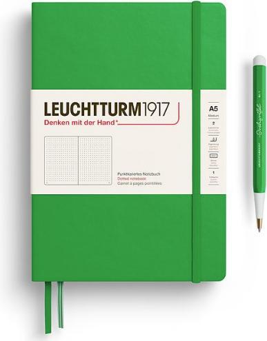 Actual product image Leuchtturm1917 Lighthouse Med.Soft Dot S.Leaf (A5, Dotted, Soft cover)