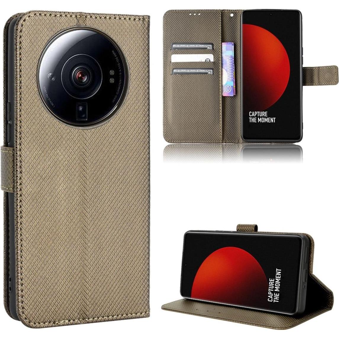 König Design Hülle Handy Schutz für Huawei Motorola Xiaomi ZTE Case Cover Bumper Wallet Etuis (Xiaomi 12S Ultra), Smartp...