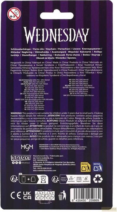 Productafbeelding SD Toys MERCREDI - Enid - Porte-clés 3D