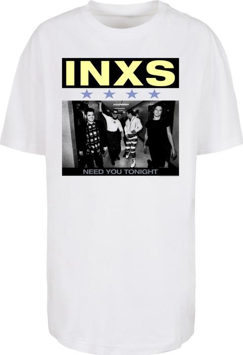 Produktbild Merchcode Ladies INXS - Need You Tonight Oversized Boyfriend Tee - 181629 (L)