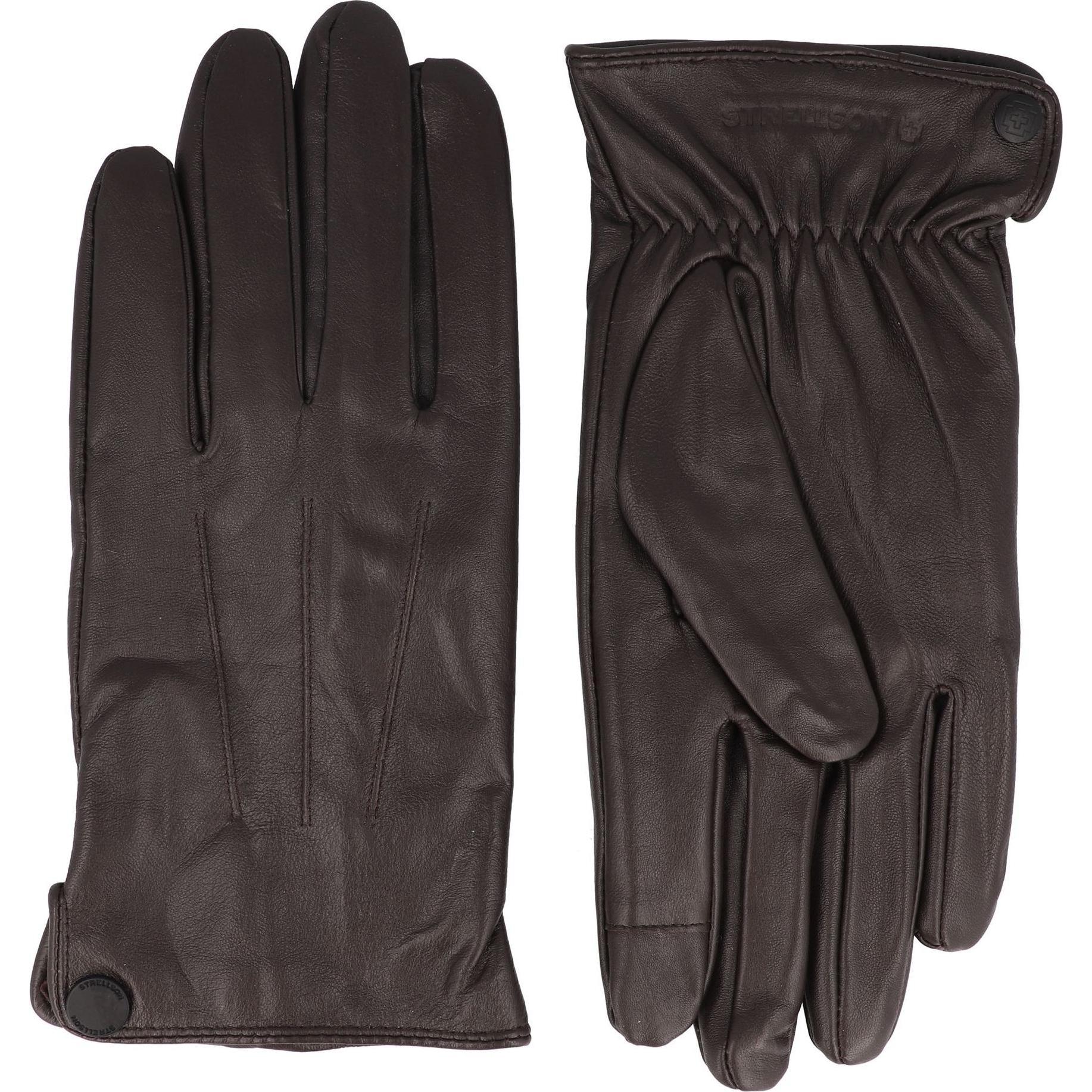 Strellson, Herren, Handschuhe, Handschuhe Leder, Braun, (XL)