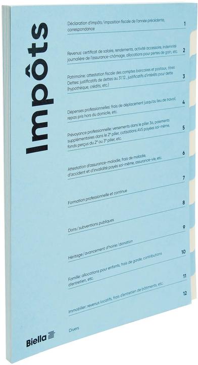 Produktbild Biella Steuermappe (A4, 1x)