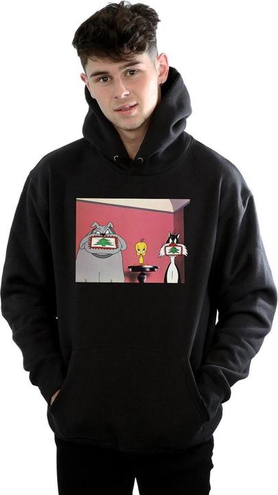 Image du produit Looney Tunes - Sweat à capuche CHRISTMAS POSTCARD - Homme (XL)