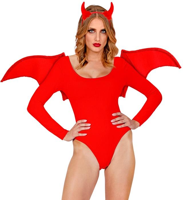 Actual product image Widmann Red devil dress-up set (1 pcs.)
