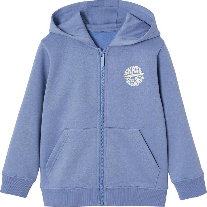 Vertbaudet Jungen Kapuzensweatjacke BASIC mit Recycling-Polyester (98)