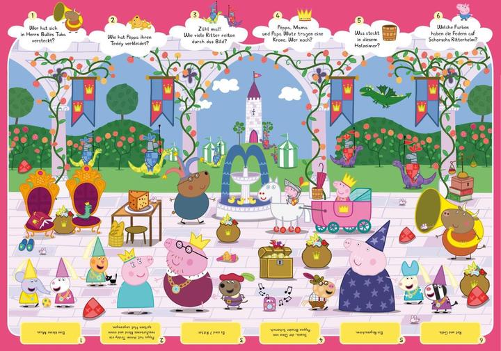 Actual product image Peppa Pig Wimmelbuch (German, 2022)