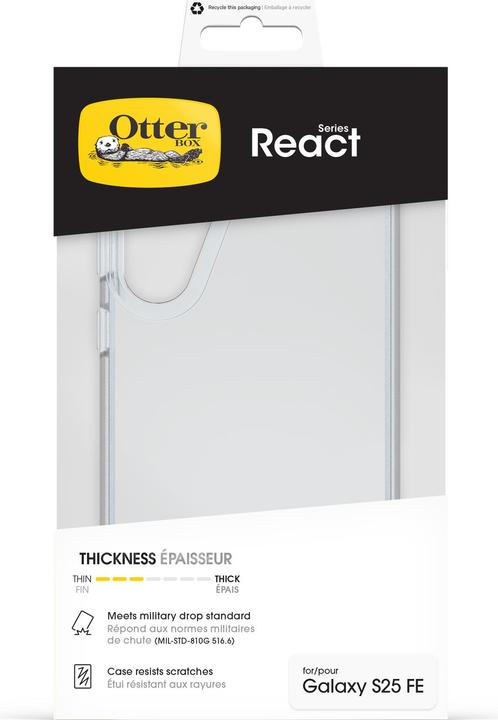 Actual product image OtterBox React DELANEY - clear (Samsung Galaxy S25 FE)