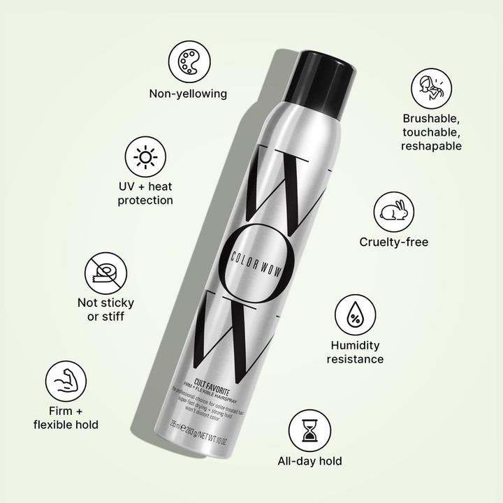 Immagine prodotto Color Wow Cult Favorite Firm + Hairspray flessibile (295 ml)