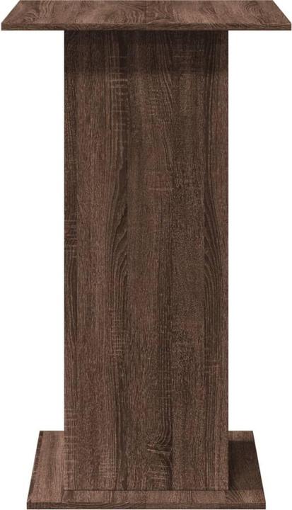 Actual product image vidaXL Bar table with oak shelves (60 x 60 x 102 cm)