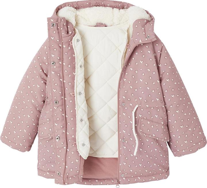 Immagine prodotto Vertbaudet Mädchen 3-in-1-Parka mit Kapuze und Steppweste, Recycling-Wattierung