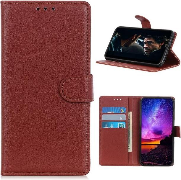 Produktbild MU Classic Litchi Leder Bookcover Series (Nokia 3.4)