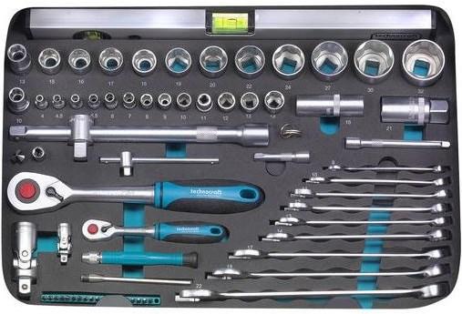 Actual product image technocraft ABS tool case (152 pieces)