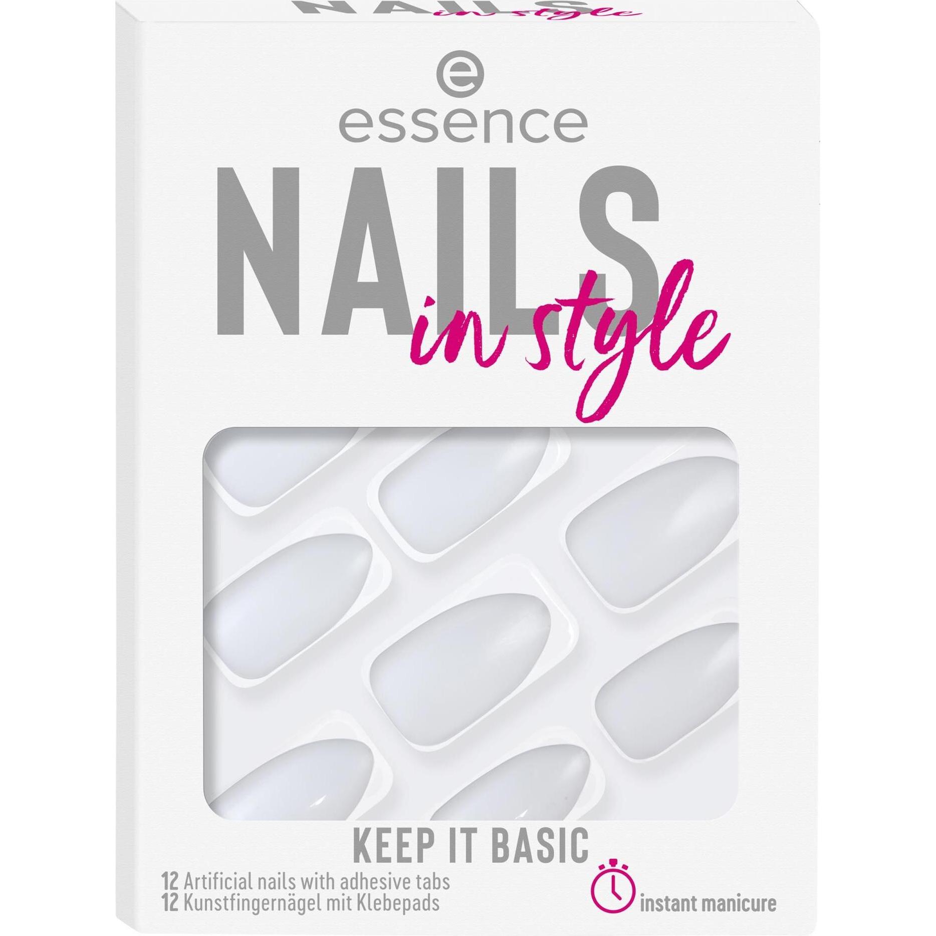 Thumbnail - essence, Nagelstyling + Kunstnägel, Nails in style 15 (Kunstnägel, Weiss)