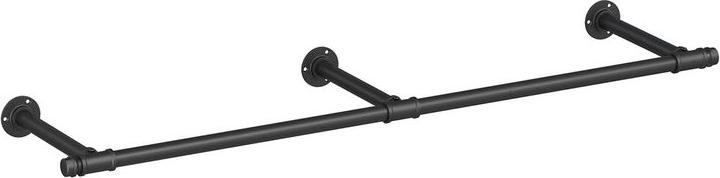 Songmics Wall coat rack black metal 84.0 x 7.0 cm