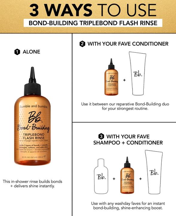 Actual product image Bumble and bumble Bumble & Bumble Bb. Bond-Building Triplebond Flash Rinse (60 ml)