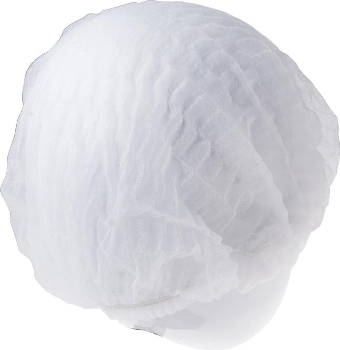 Image du produit RS PRO Bonnet en polyester, blanc Taille unique, 100 pièces