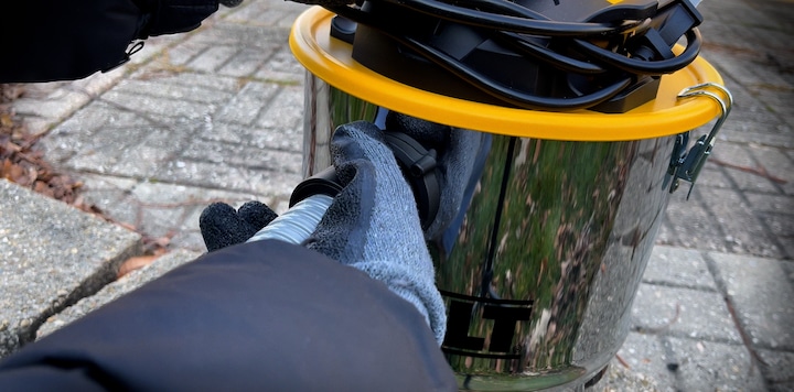 Actual product image DeWalt Aschesauger, DXV15A (Ash vacuum cleaner)