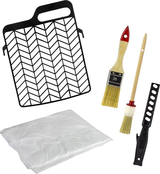 Actual product image Dema Painter Set Brush Roller Spatula 17pcs. (21 cm)