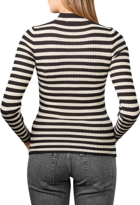 Produktbild Armedangels Alaania Pullover Stand-Up Collar Black/Oatmilk (L)