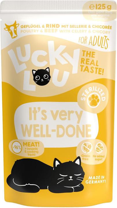 Lucky Lou It's very well-done (Adult, 1 Stk., 125 g)
