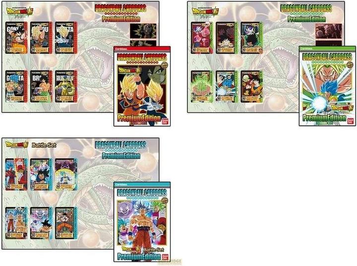 Actual product image Dragon Ball - JCC - Premium Edition Dx Set (English, Booster Pack)