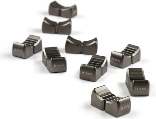 Actual product image iCON Pro Audio QCon Pro X | QPX-MF1 Metal Fader Cap (Set of 9)