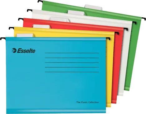 Esselte Pendaflex suspension file, A4, open at the side, assorted (A4, 5x)