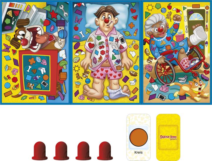 Actual product image Hasbro Gaming Doctor Bibber Junior (German, 2 - 4 Players)