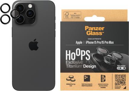 Produktbild PanzerGlass Hoops Camera Lens Protector (1 Stück, Apple iPhone 15 Pro, Apple iPhone 15 Pro Max)