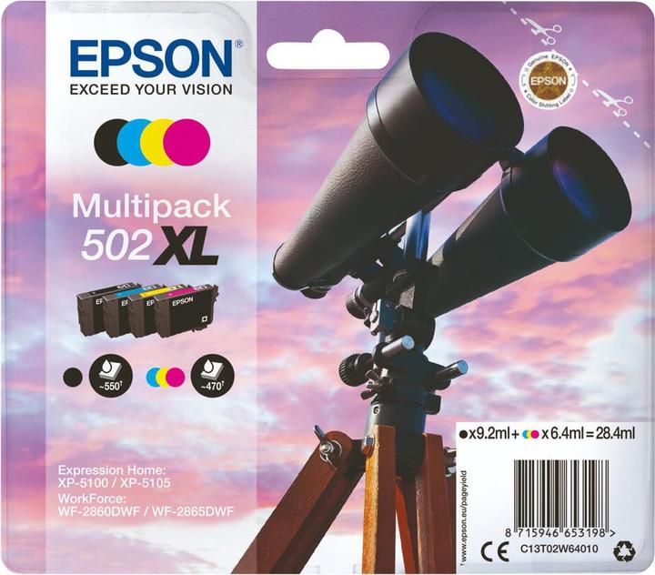 Immagine prodotto Epson 502XL nero/502 a colori (C, FC, M, Y)