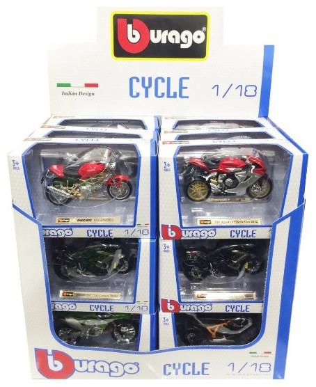 Image du produit Bburago 1:18 Cycle asst. - Dispenser