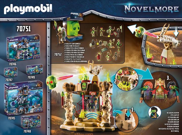 Actual product image Playmobil Sal'ahari Sands - Temple of the Skeleton Army (70751, Playmobil Novelmore)