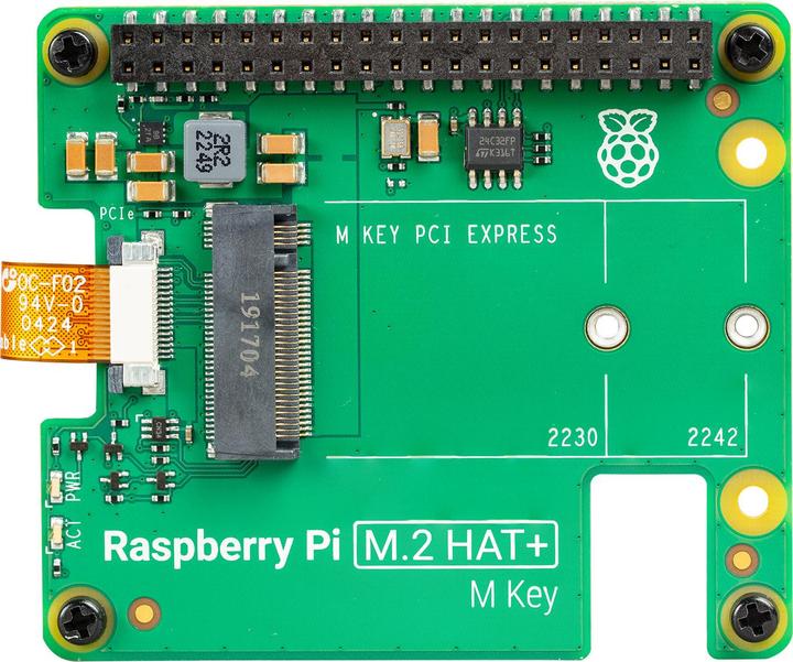 Actual product image Raspberry Pi Official M.2 HAT+ Compact (HAS)
