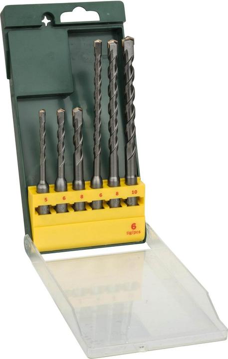 Bosch Zubehör Hammerbohrer-Set SDS plus, 6-teilig (5 mm, 6 mm, 8 mm, 10 mm)