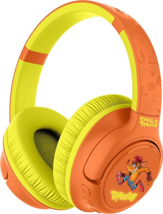 Actual product image OTL Crash Bandicoot hedphones withn LED backlight