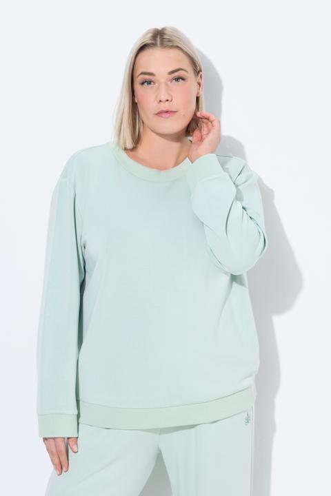 Produktbild Ulla Popken Yoga-Sweater, Boxy, Cut-Out, Stehkragen, Langarm (42, 44)