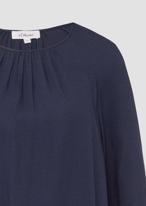 Immagine prodotto s.Oliver Bluse Strukturierte Viskose-Bluse mit Raff-Details (46)