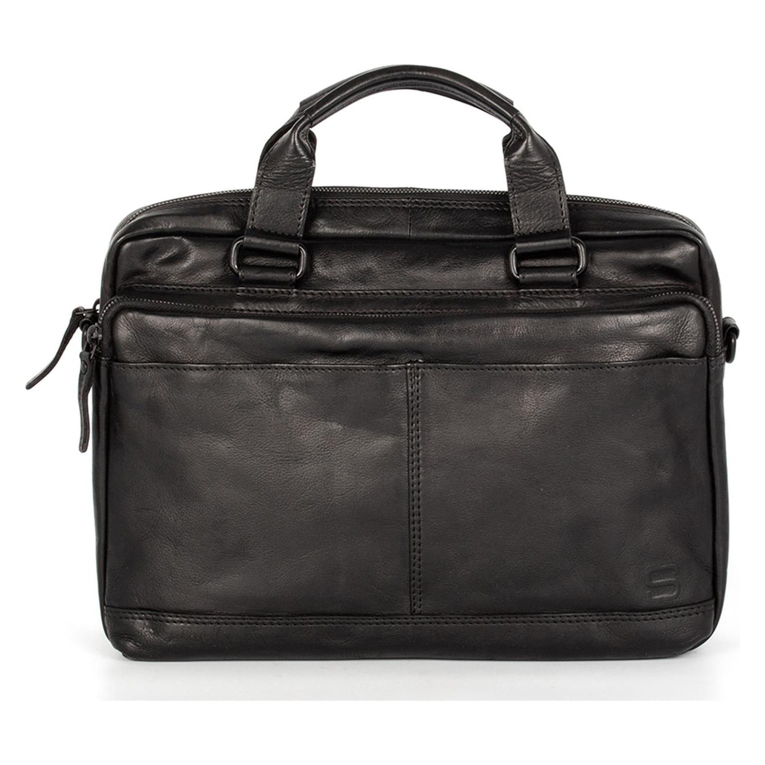 Spikes & Sparrow Steven Business Bag, Notebooktasche, Schwarz