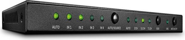 Produktbild Lindy 4 Port HDMI 2.0 18G Switch with Audio