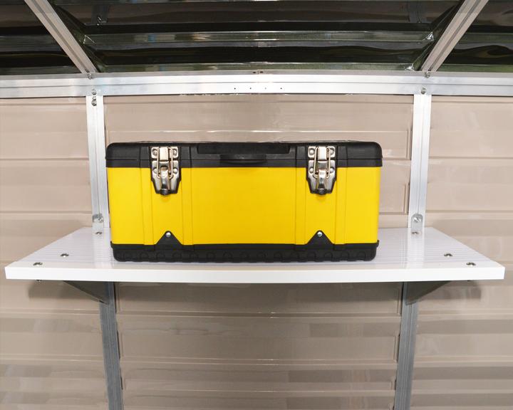 Actual product image Palram Canopia work shelf for Skylight frame house