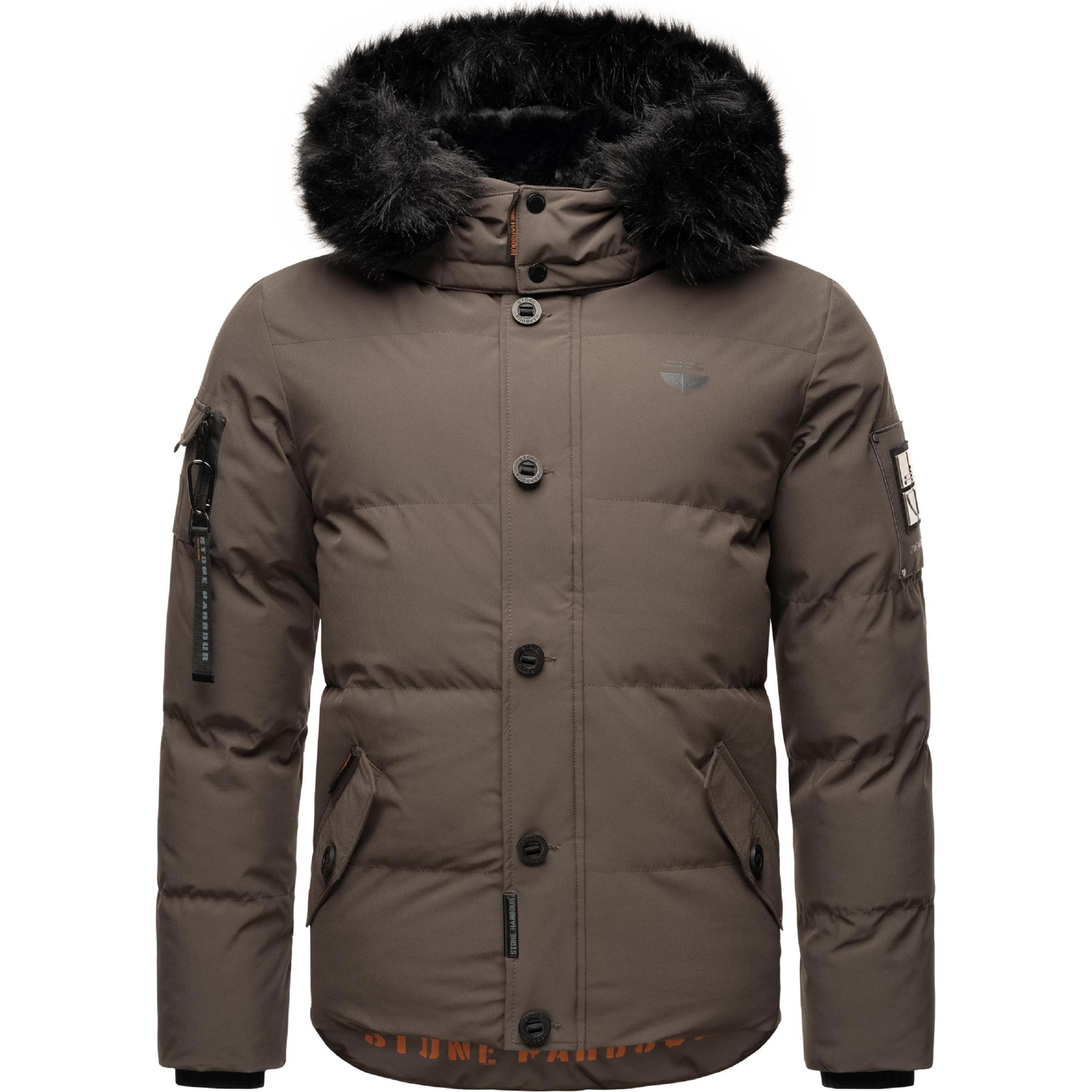 Stone Harbour, Herren, Jacke, Halvaar (XXL), Grau, XXL