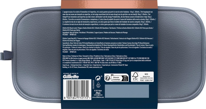 Actual product image King C. Gillette Giftset (450 ml)