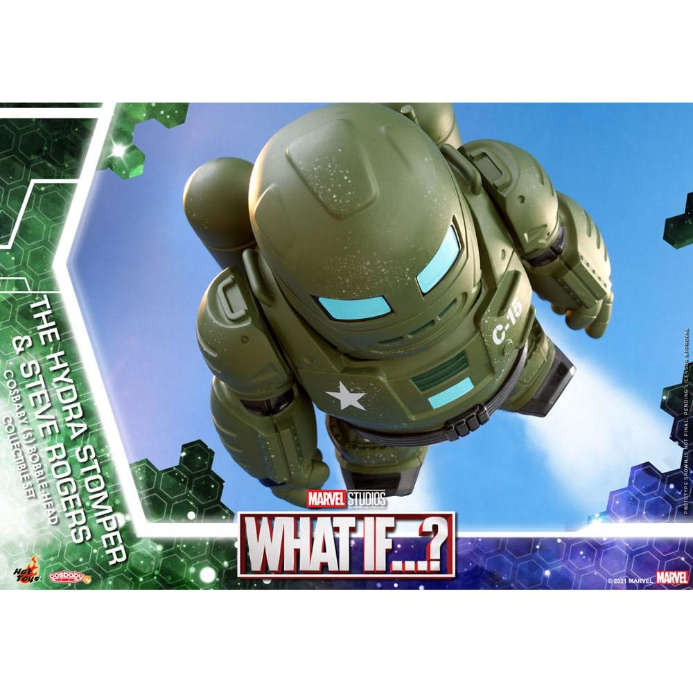 Thumbnail - Hot Toys What If...? figurines Cosbaby (S) Hydra Stomper & Steve Rogers 10 cm
