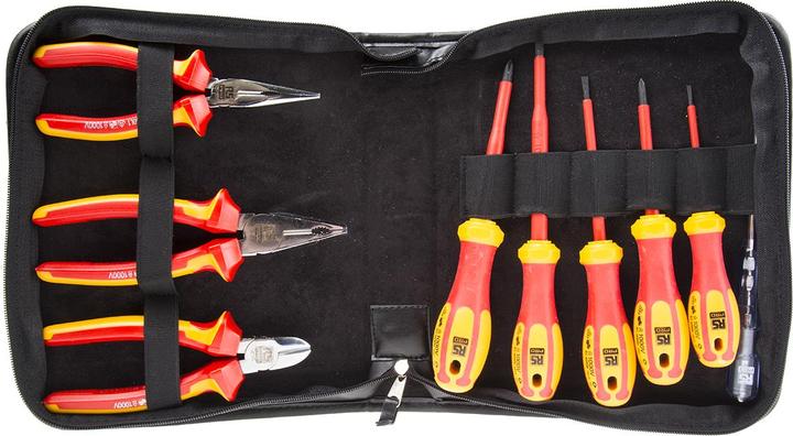 Produktbild RS PRO 9 Pc Insulated Pliers and SD Set. (9 Teile)
