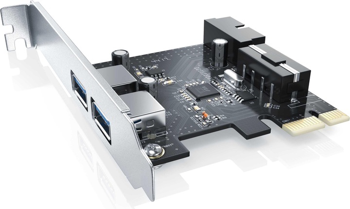 Actual product image CSL USB 3.2 Gen1 PCI Express Card PCIe Controller - 2X External 1 x Internal Header - Interface Card